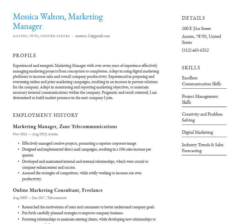 Simple resume templates Simple resume templates